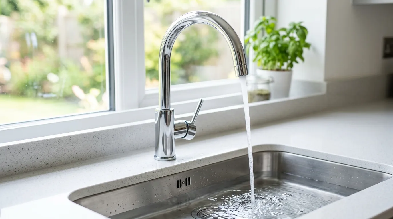 Local Plumbing Master Pros same day plumber fixing a faucet in Kenmore, NY